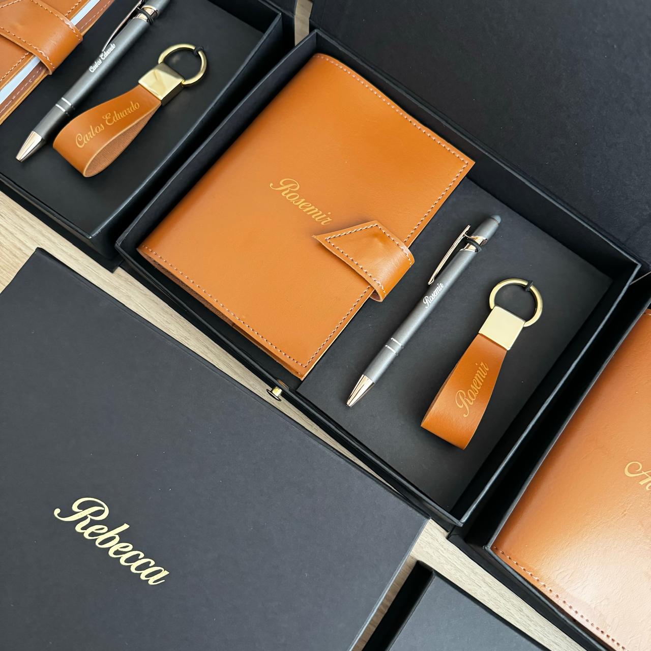 Kit: Agenda/Chaveiro/Caneta/Caixa - Imagem 7