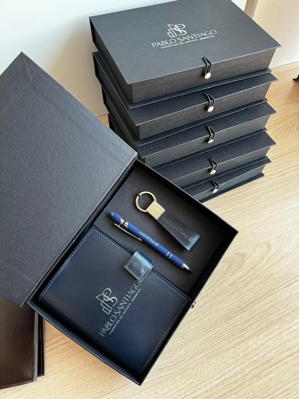Kit: Agenda/Chaveiro/Caneta/Caixa - Imagem 5