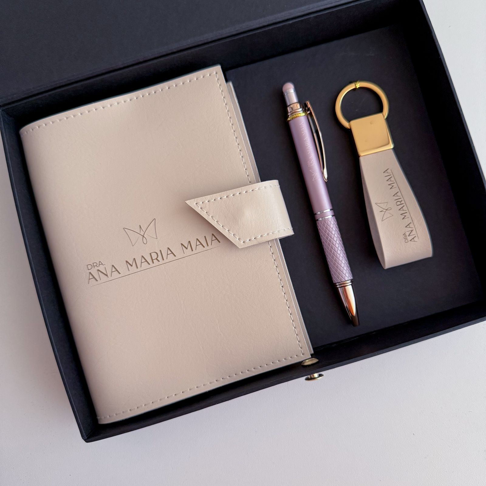 Kit: Agenda/Chaveiro/Caneta/Caixa - Imagem 8