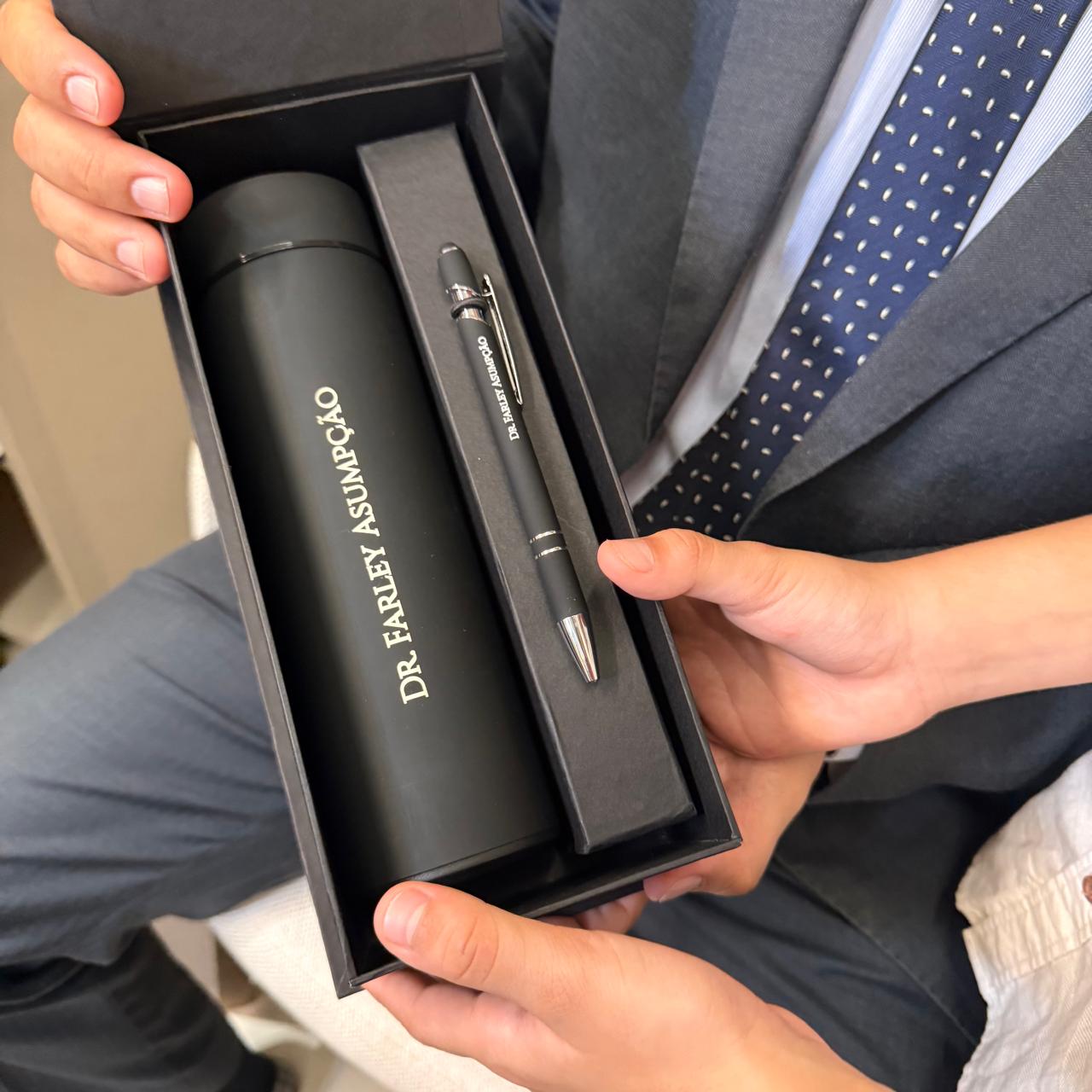 Kit Garrafa/Caneta/Caixa - Imagem 2